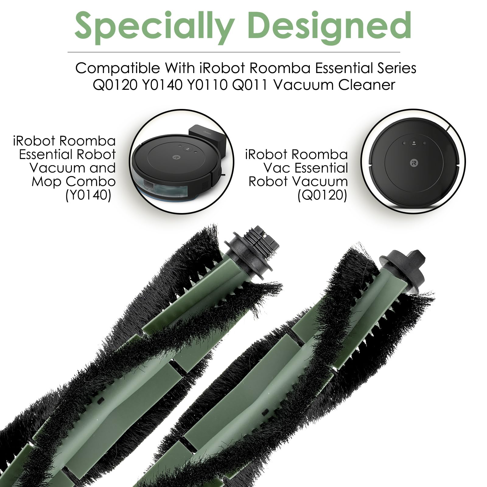 Amazon.com: (2 Pack) Roomba 104 Replacement Roller Brushes for
