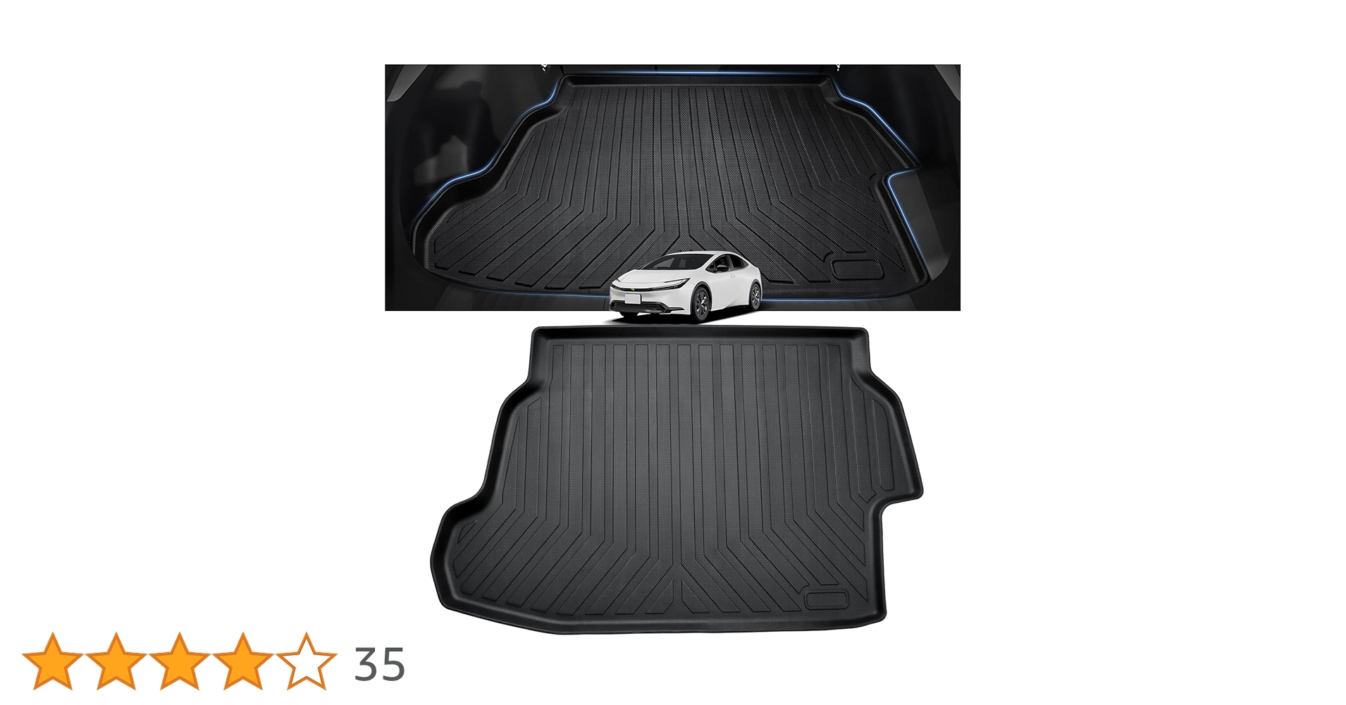 Amazon | Mixsuper 新型 プリウス 60系 3Dラゲッジマット スペア