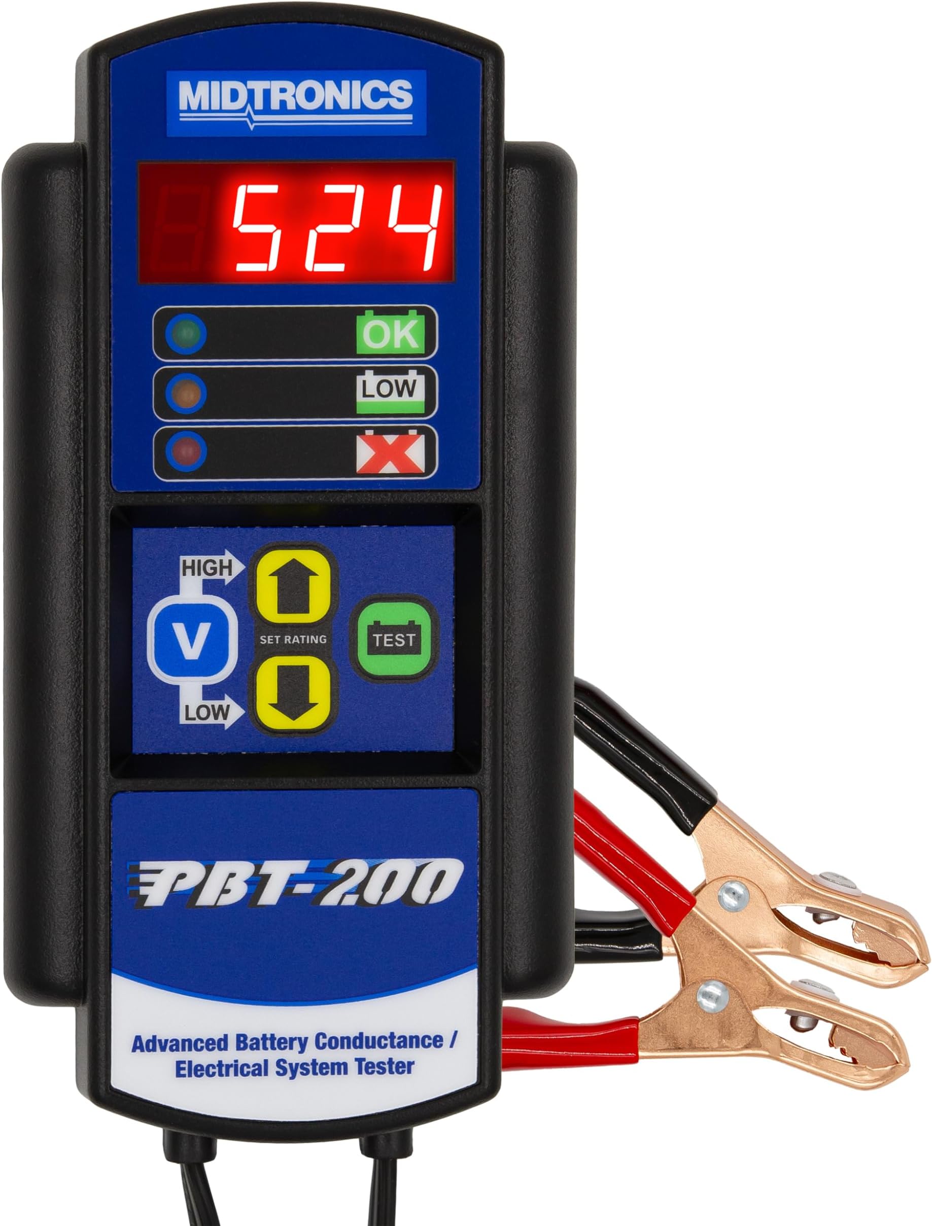 PBT200 Battery Tester w Charging System Test Black