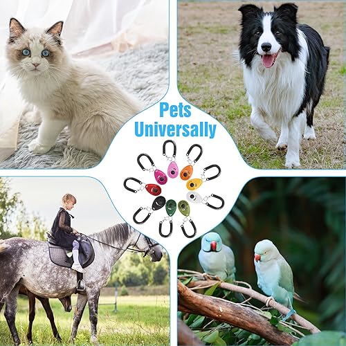 30pcs Dog Training Clickers with Wrist — texture and fabric close-up