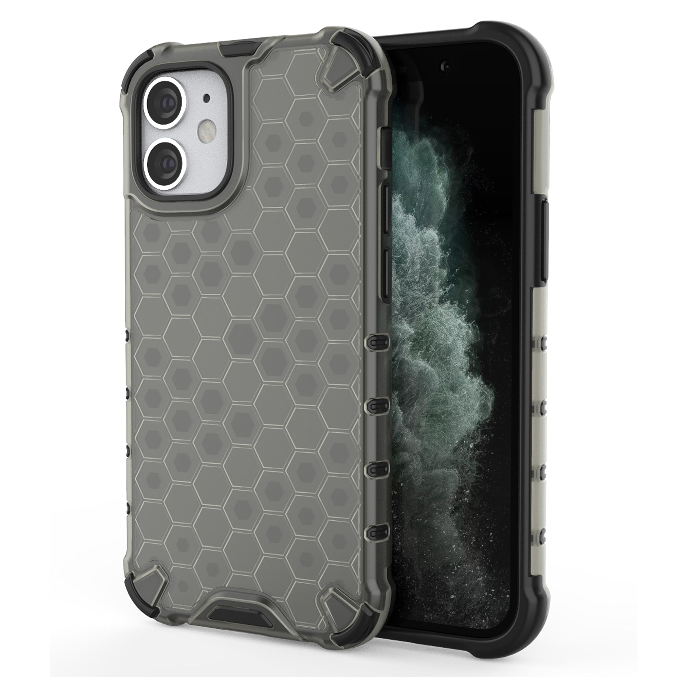 Zapcase Back Case Cover for iPhone 12 / iPhone 12 Pro | Compatible for iPhone 12 / iPhone 12 Pro Back Cover | Honey Comb Case for iPhone 12 / iPhone 12 Pro with Camera Protection | (TPU + PC | Black) (B0CCLBBHBV) Amazon Price History, Amazon Price Tracker