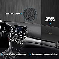 Vista 4 de Alfombrilla para salpicadero con estructura de nido de abeja compatible con Chevy Silverado 1500 LTZ Avalanche 2007-2013, Tahoe Suburban 2007-2014