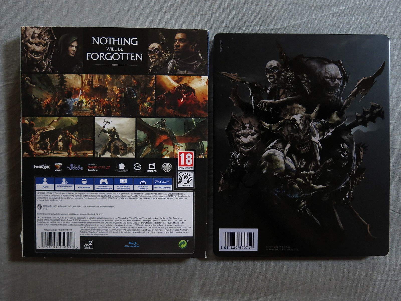 Buy Middle Earth Shadow of War Special Steelbook Edition Online at