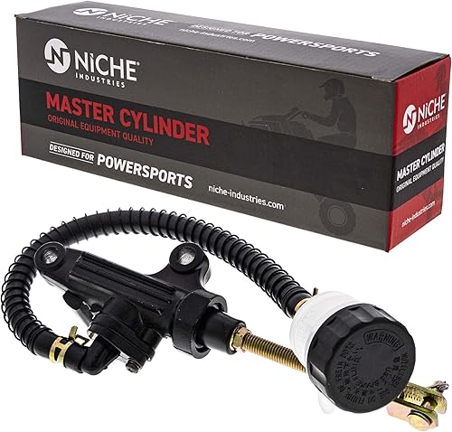 NICHE Cilindro maestro del freno trasero para 1985-2006 Yamaha Banshee Warrior 250 350 29L-25850-51-00 3GD-2583V-00-00