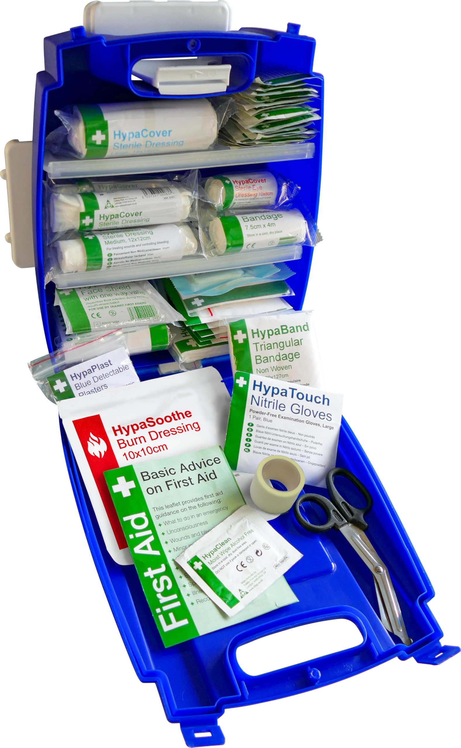 Safety First Aid Group Evolution Plus Catering Kitchen First Aid Kit British Standard 8599, Small Fully-Stocked 1-10 Persons