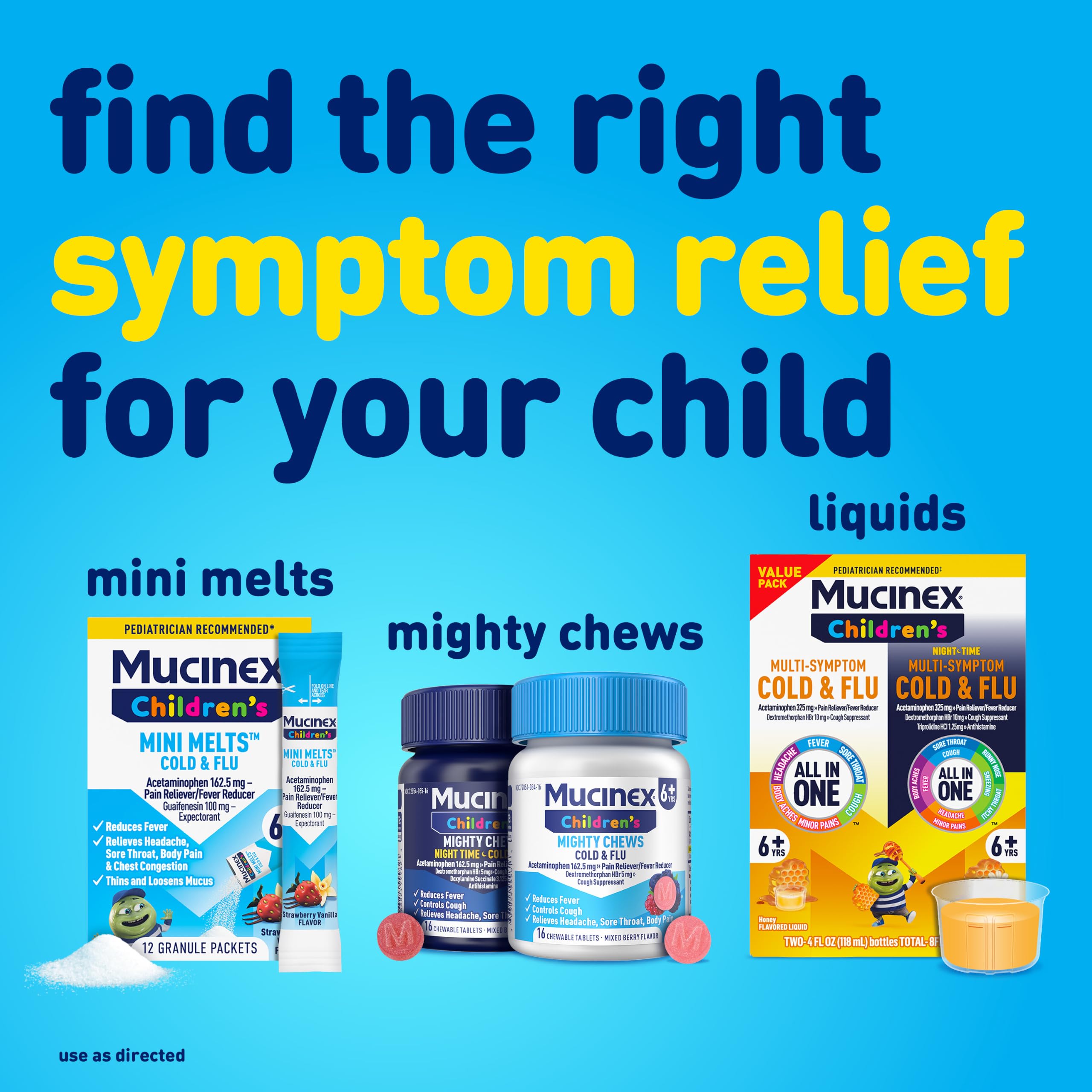 Mucinex Children's Nighttime Multi-Symptom Cold & Flu Liquid, 4 FL OZ — Amazon image 6