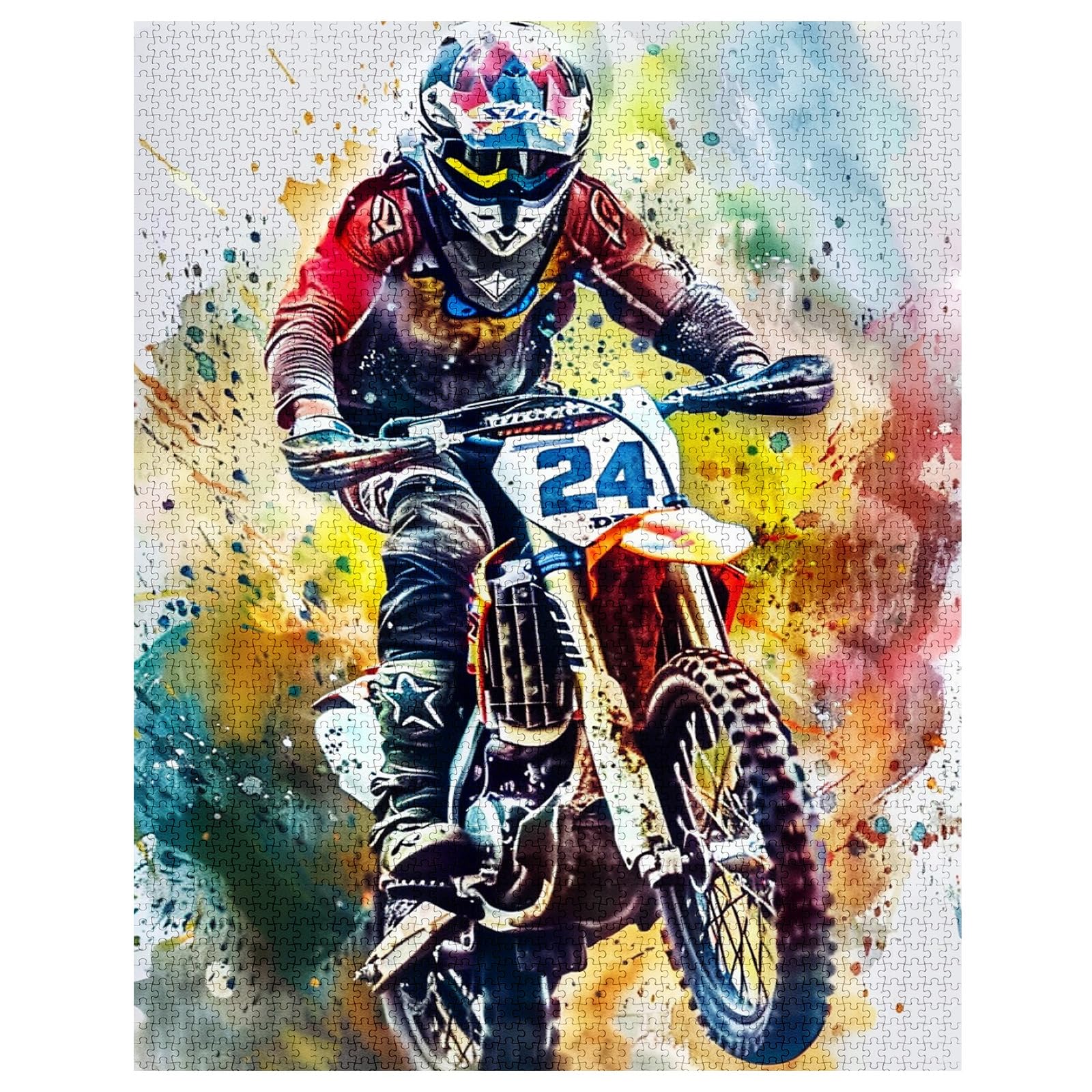 1000ピース Amazon.com: Motocross Dirt Bike Jigsaw Puzzle 1000 Pieces Puzzles