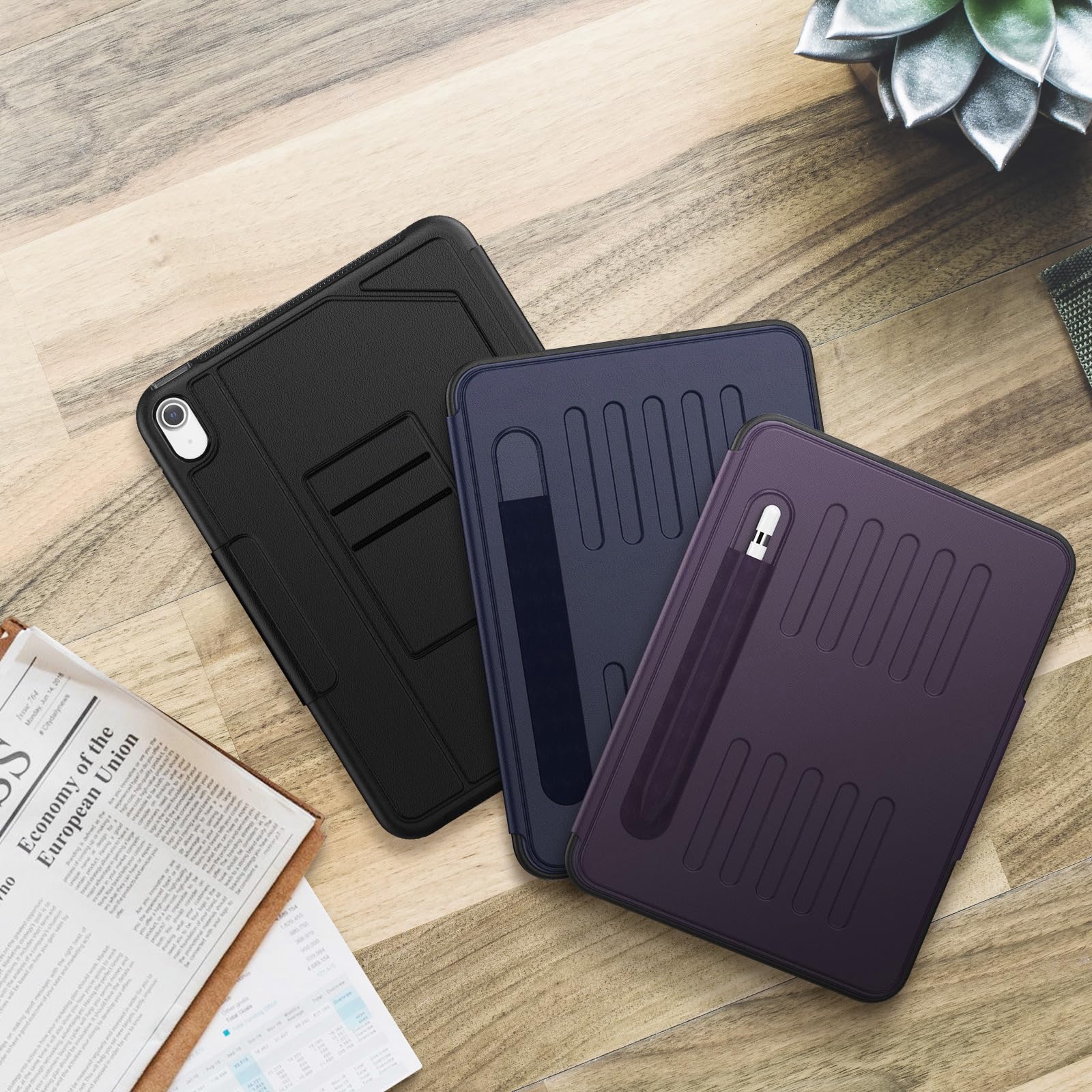 Custodia magnetica A16 per iPad da 10,9 pollici, iPad 11a/10a generazione (A16), sottile, con forte supporto magnetico per penna [Auto Sleep/Wake], cover 11°/10° generazione, supporto