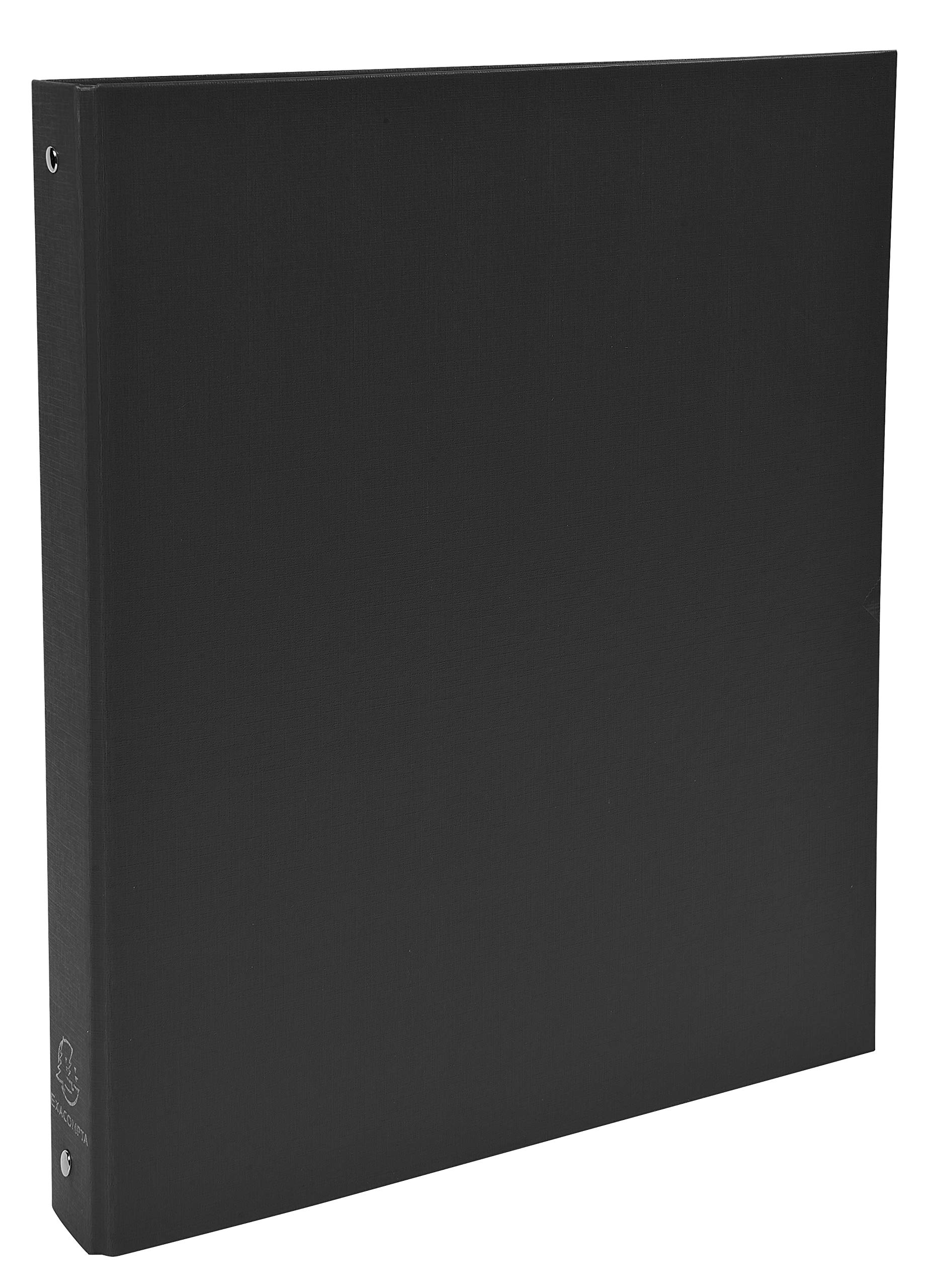Exacompta - Réf. 51370E - Carton de 20 classeurs rigides rembordés PP - 4 anneaux ronds diamètre 30 mm - Dimensions extérieures : 32 x 26 cm - Format à classer A4-4 couleurs assorties