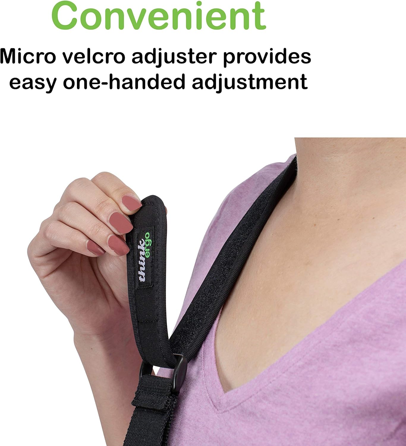 Think Ergo Arm Sling Sport - Lightweight, Breathable, Ergonomically Designed Medical Sling for Broken & Fractured Bones - Adjustable Arm, Shoulder & Rotator Cuff Support (Small/Youth) : Health & Household