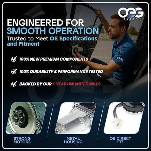 Miniatura 6 de Nuevo motor de ventana eléctrica compatible con Chevrolet Cruze Limited 2016 delantero izquierdo 95226747 95299709 95382552 96964417 742-071 742-071