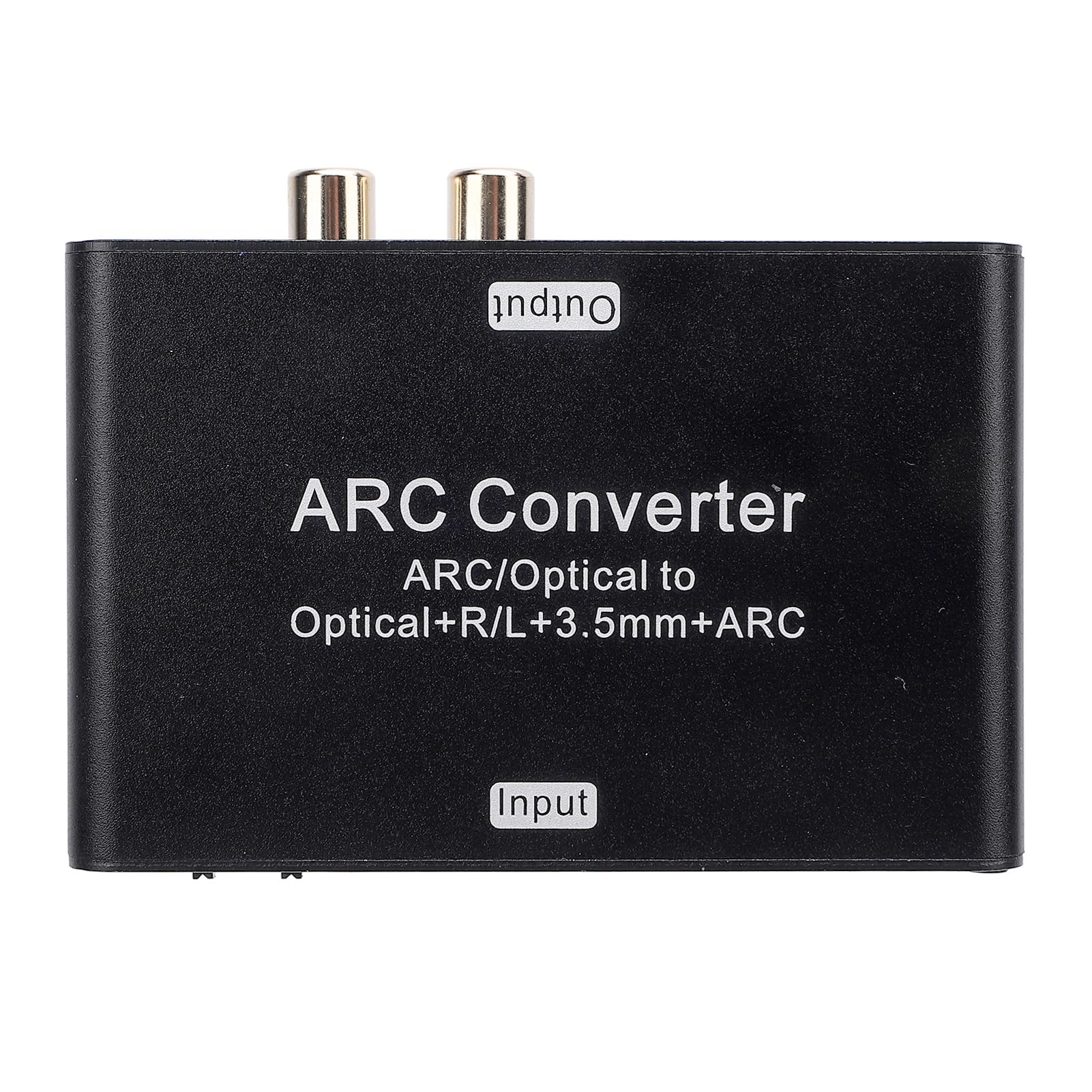 Interfaccia multimediale HD Convertitore ARC 192KHz Convertitore audio digitale-analogico Guscio in lega di alluminio Interfaccia DC5.5 Adattatore estrattore audio jack da 3,5 mm