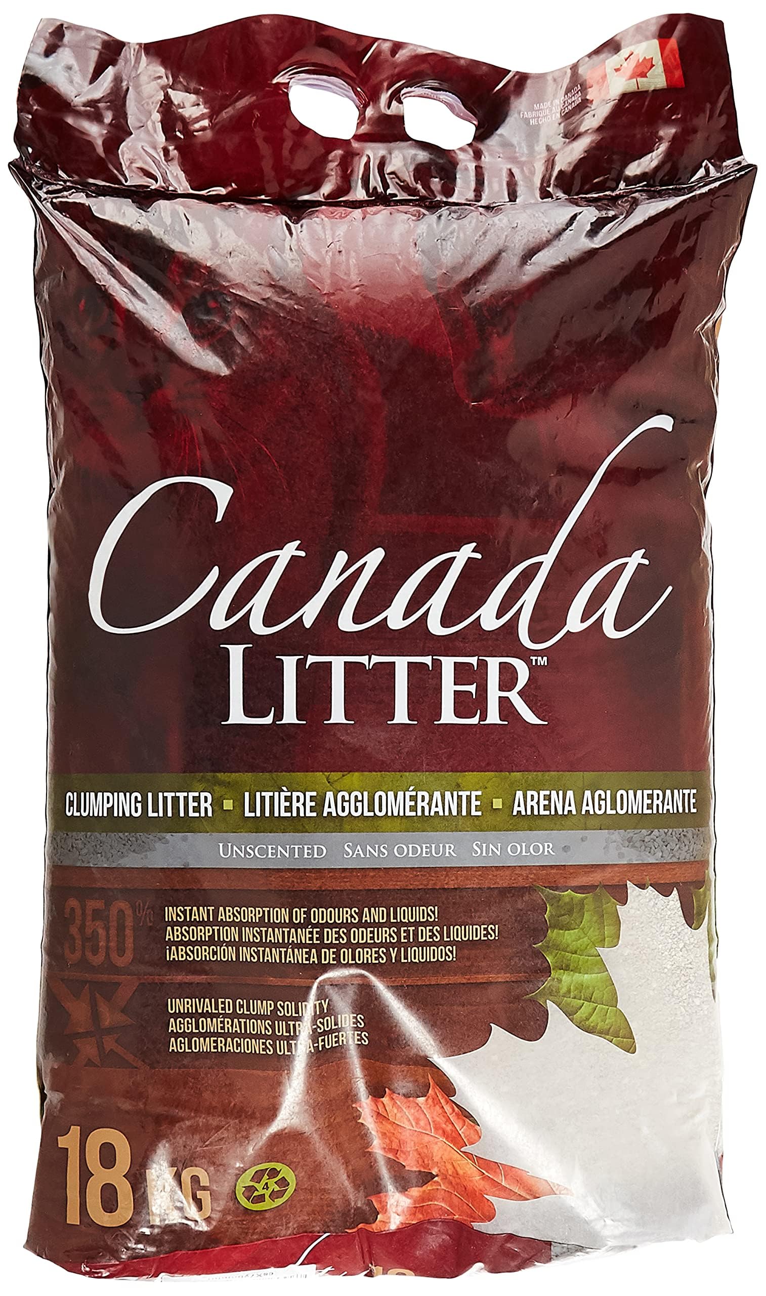Canada Litter Unscented, Grey, 18 Kg