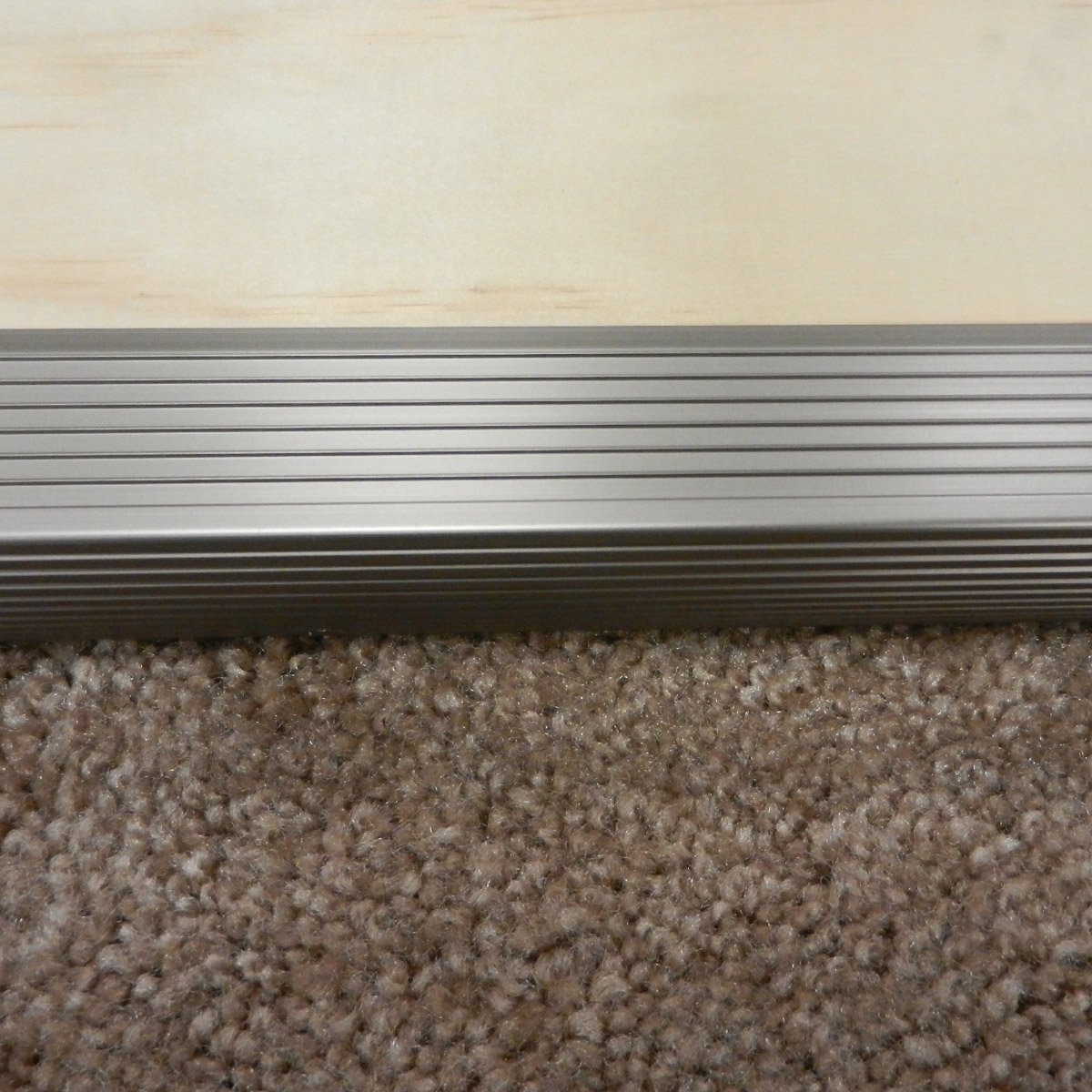 M-D Building Products Cinch Stair Edging (Fluted) 36" Satin Nickel Satin Nickel (Pack of 3)