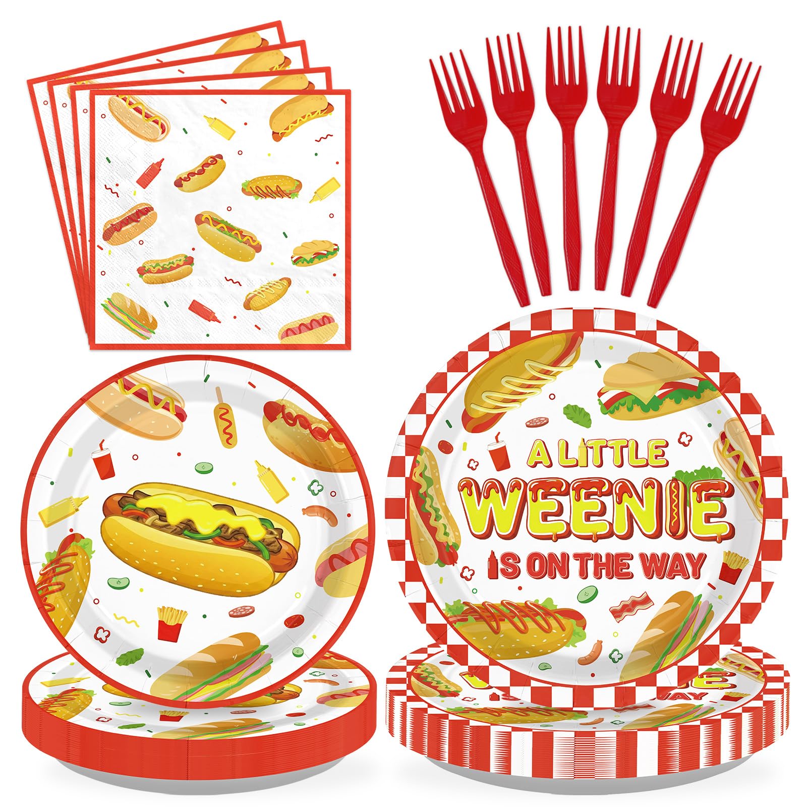 Banana Birthday Party Plates - 96 Pack -16