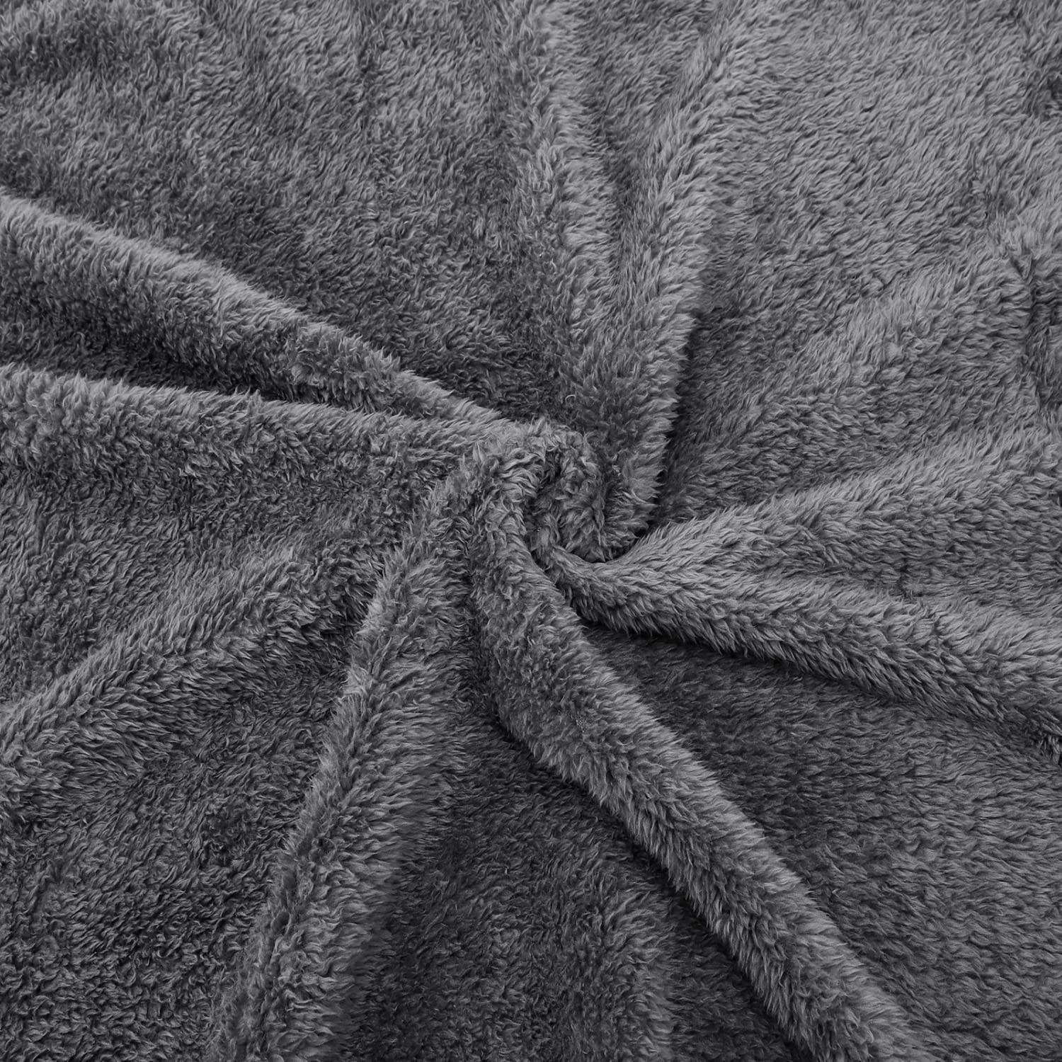 Nobleza Morbida Coperta in Pile per Cani e Gatti. Confezione, Color Grigio, Misure 80 * 80cm