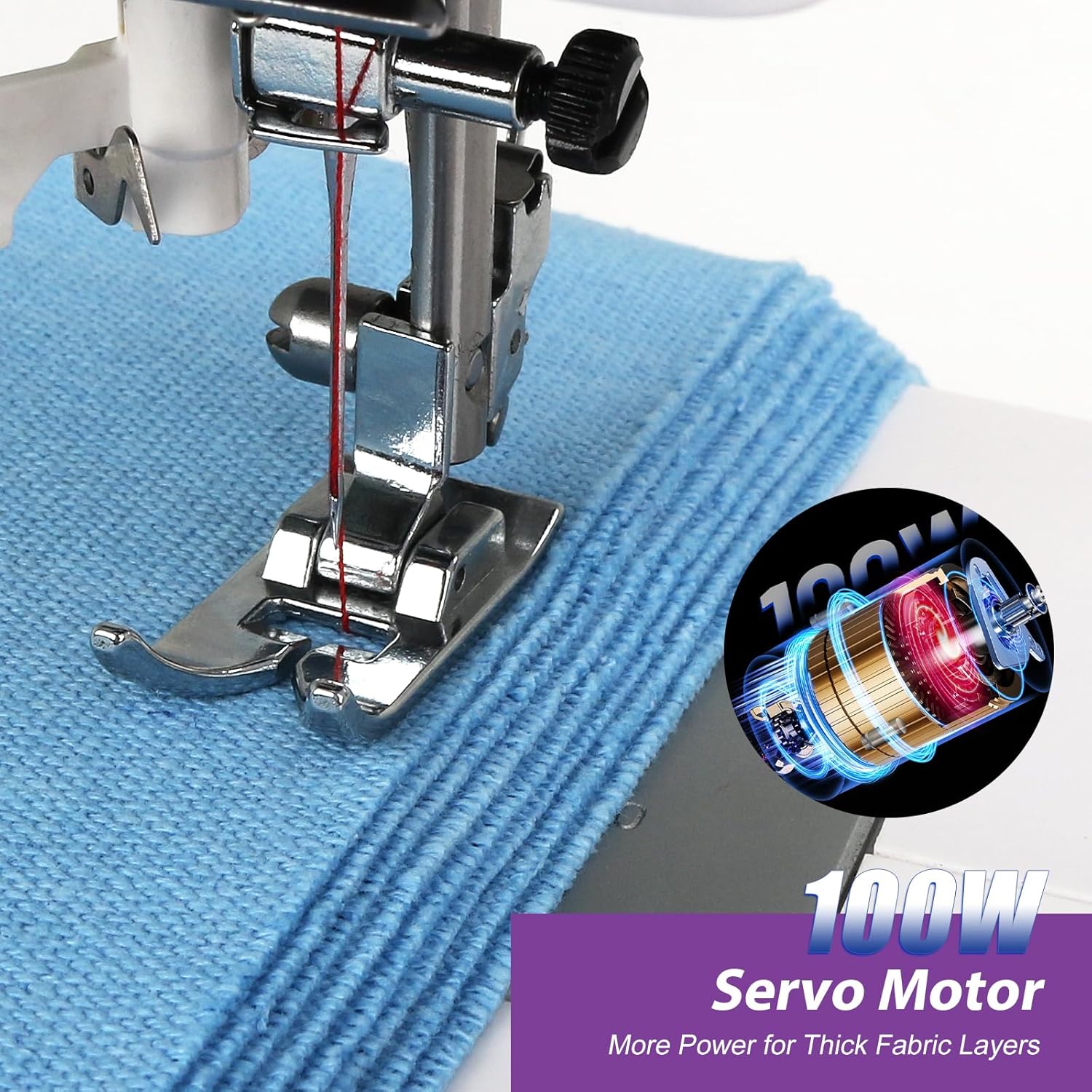 Dimensions of the FEIYUE FYe300 sewing machine