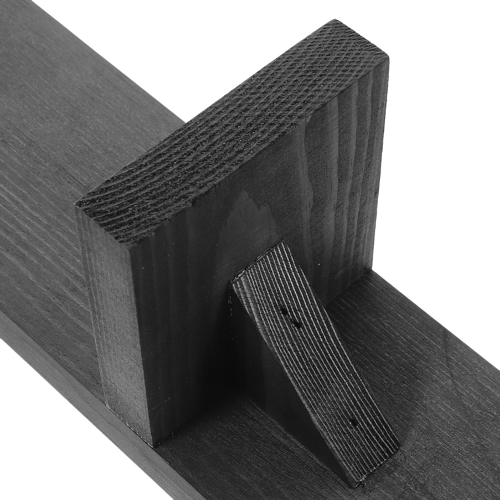 Teelichthalter als Wandkerzenhalter, 1 Paar Schwarz