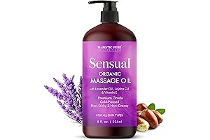 MAJESTIC PURE Organic Massage Oils for Body and Couples