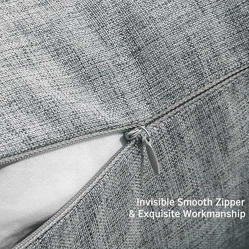 Miniatura 5 de OTOSTAR Juego de 2 fundas de almohada impermeables para exteriores de 18 x 18 pulgadas, fundas de almohada decorativas para patio, jardín, fundas