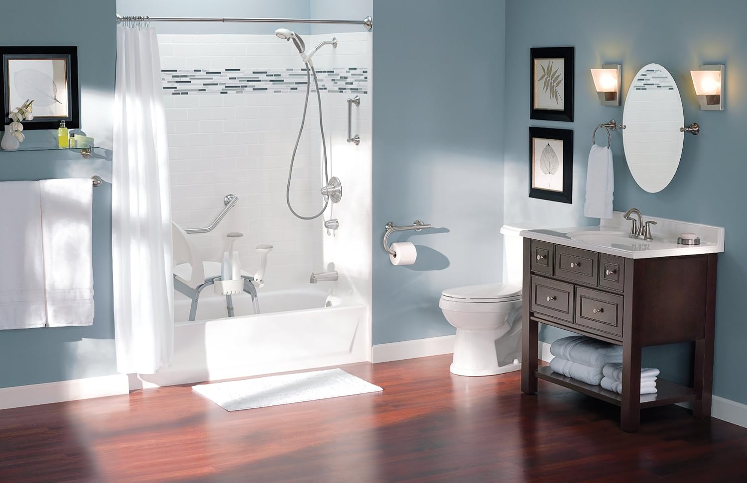 Buу 2 gеt 3 Moen DN7100 Home Care Premium Adjustable Bath Safety Shower Chair with Back and Arm Rests, Glacier Uр Tо 40% оƒƒ Moen DN7100 Home Care Premium Adjustable Bath Safety Shower Chair with Back and Arm Rests, Glacier