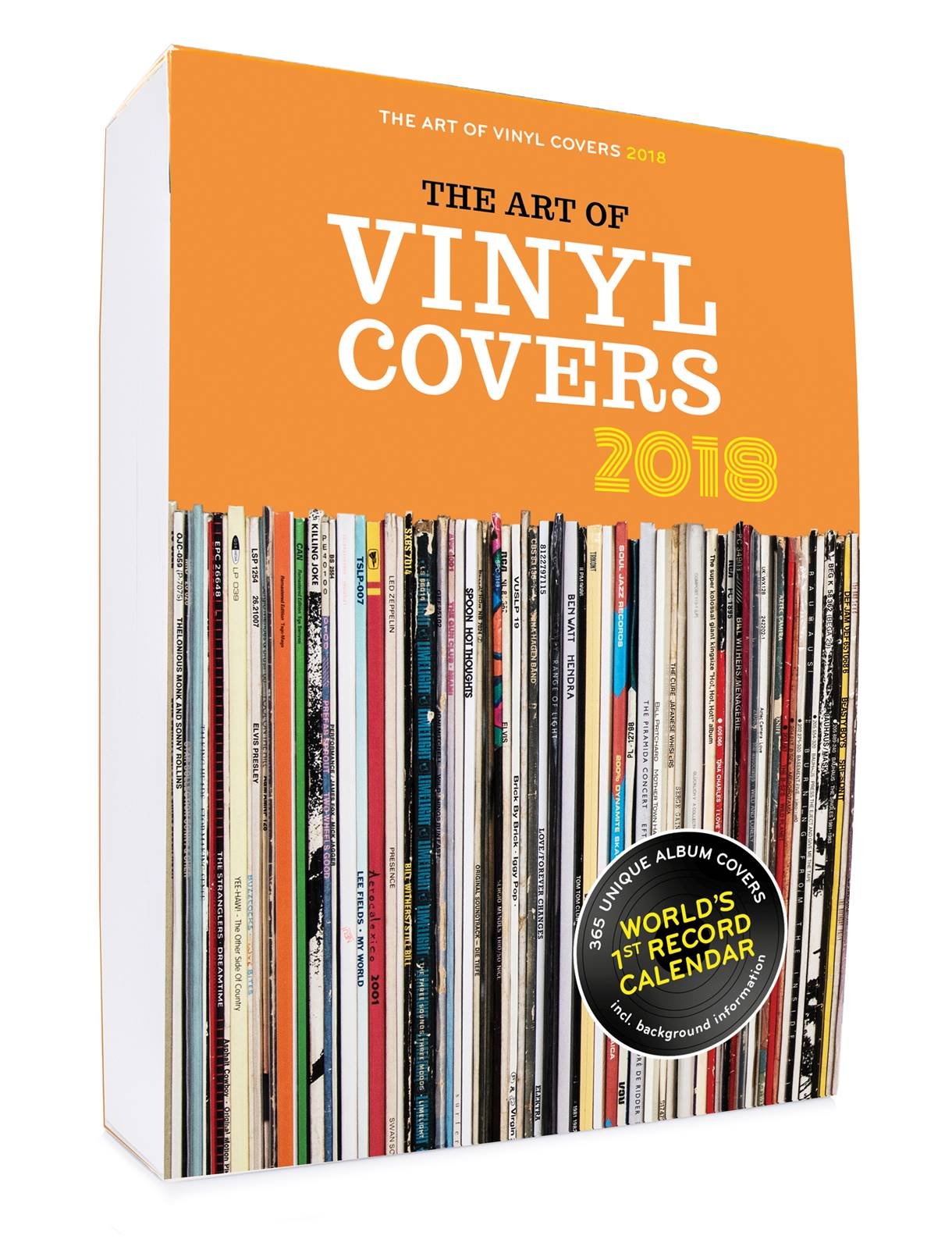 The Art of Vinyl Covers: 365 unique Album Covers – World’s 1st Record Calendar