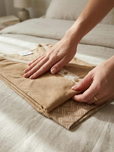 de fonseca Pigiama Donna Cotone Leggero 100% - Ideale per Primavera e Mezze Stagioni - Completo di Maglia con Bottoni Pantalone - 5