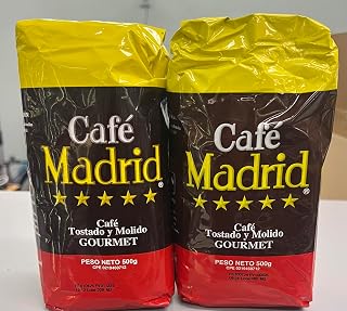 Cafe Madrid 500g, Hecho en Venezuela, Cafe Molido Venezolano, Venezuelan Grounded Coffee, Medium Roast Grounded Coffee 500 gram Package.