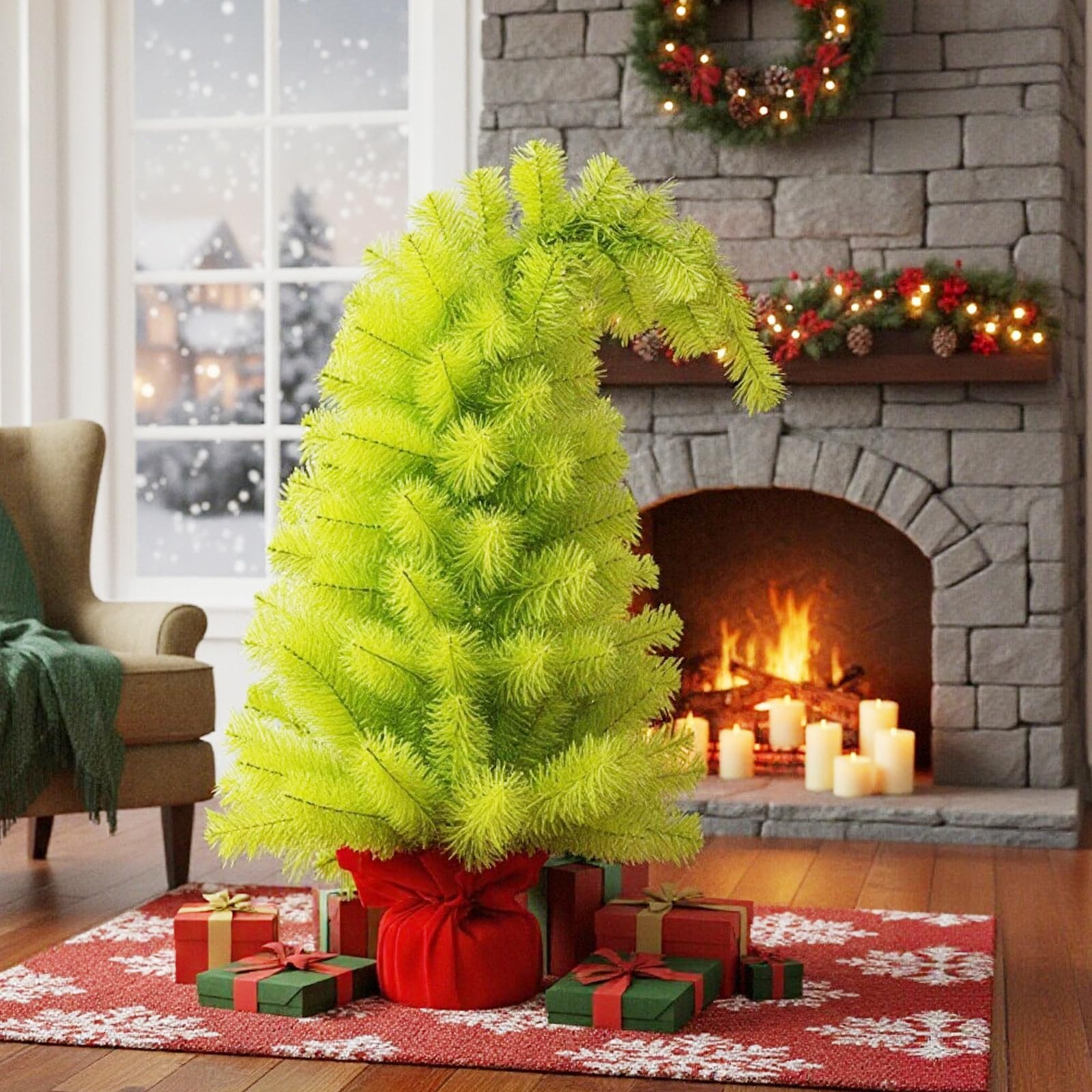 árbol De Navidad Verde Lima Amazon.com: Árbol De Navidad