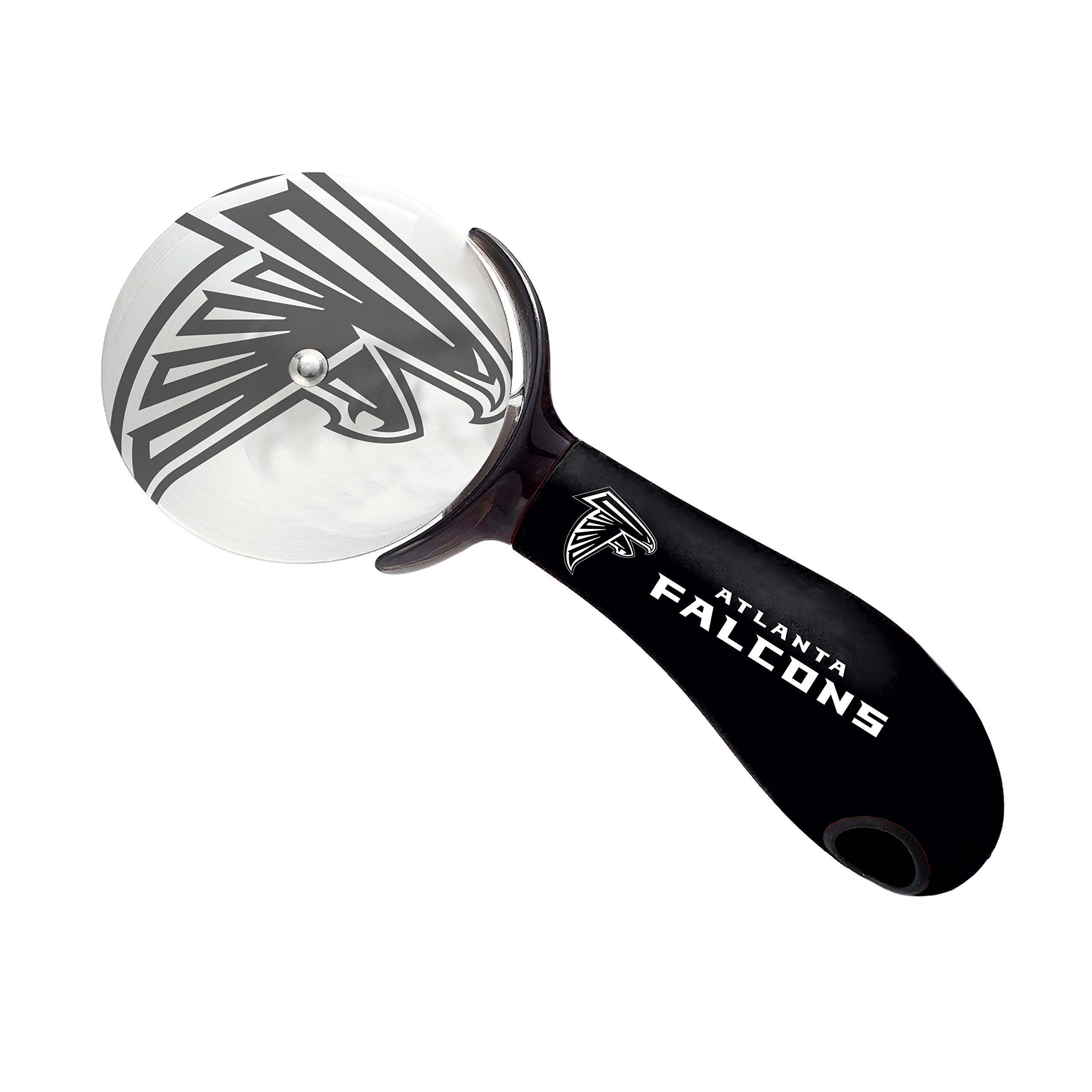 sportsvault NFL - Cortador de Pizza Unisex - PZNFL02, 3.25-Inch Stainless Steel Spinning Wheel, Negro
