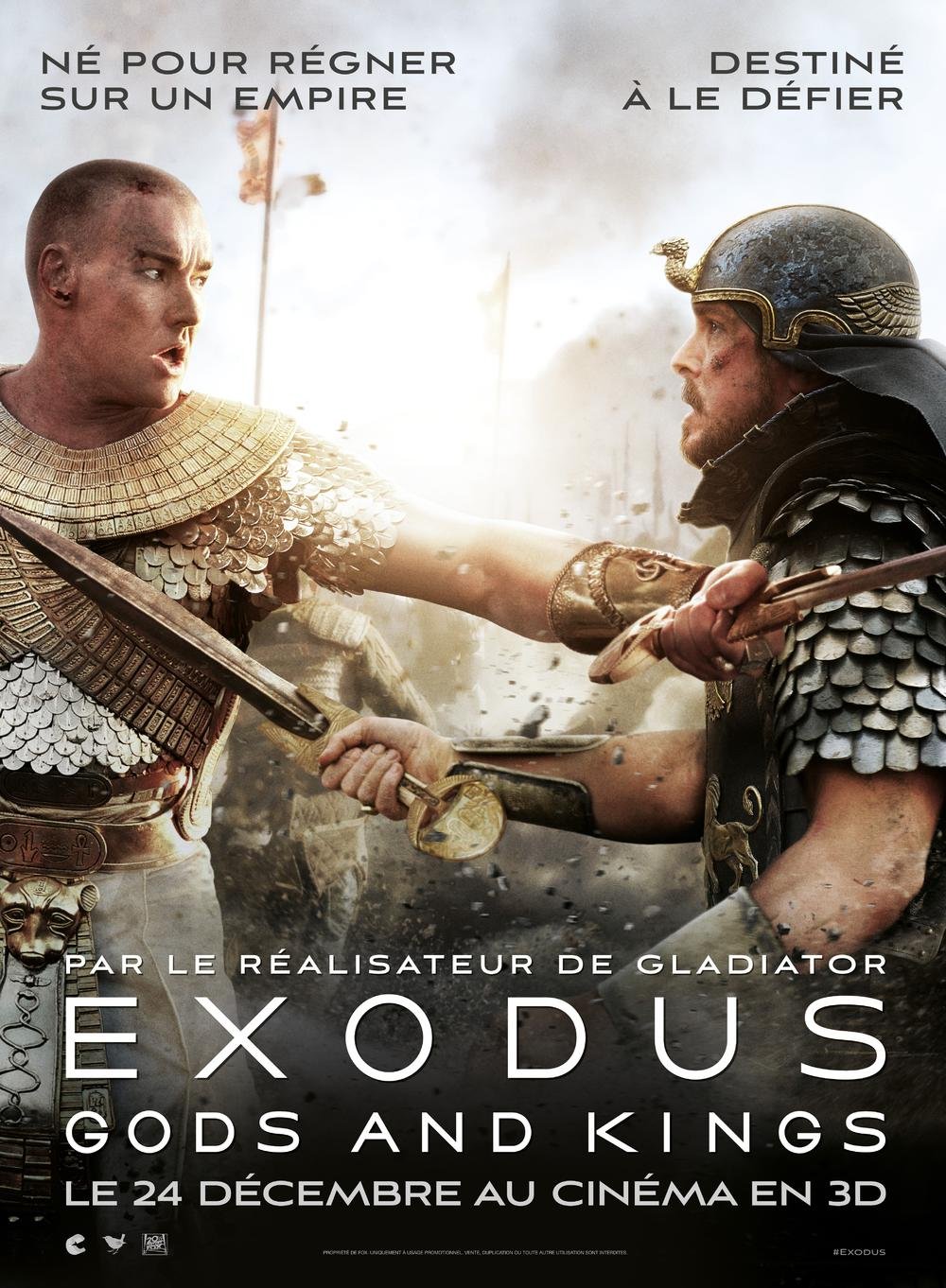 Exodus : Gods and Kings [Combo Blu-ray 3D + Blu-ray + DVD + Digital HD - Édition Collector Limitée boîtier SteelBook®]