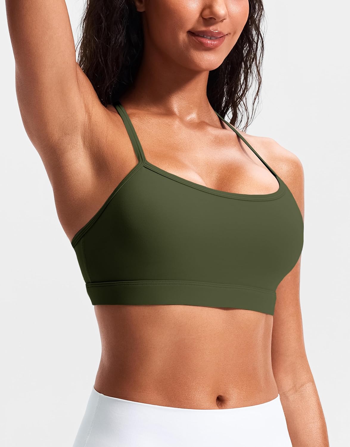 JOYSPELS Comfy Racerback Sports Bras for Women with Removable Pads Luxury Dupe for Workout & Daily Use - Image 2