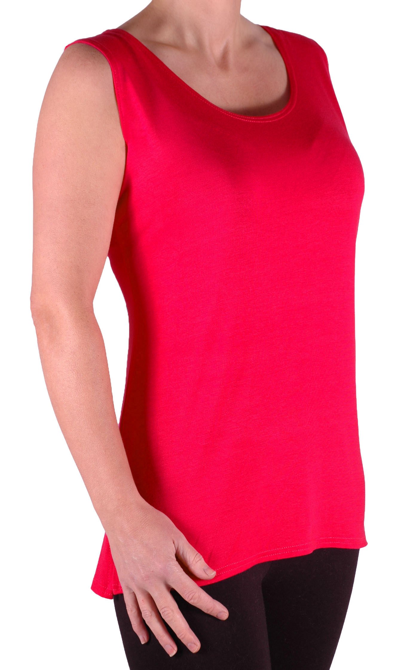 Eye Catch Women's Red Eyecatch Tm - Virginia Cami Top Plus Size Long Camisole Vest Size 30/32