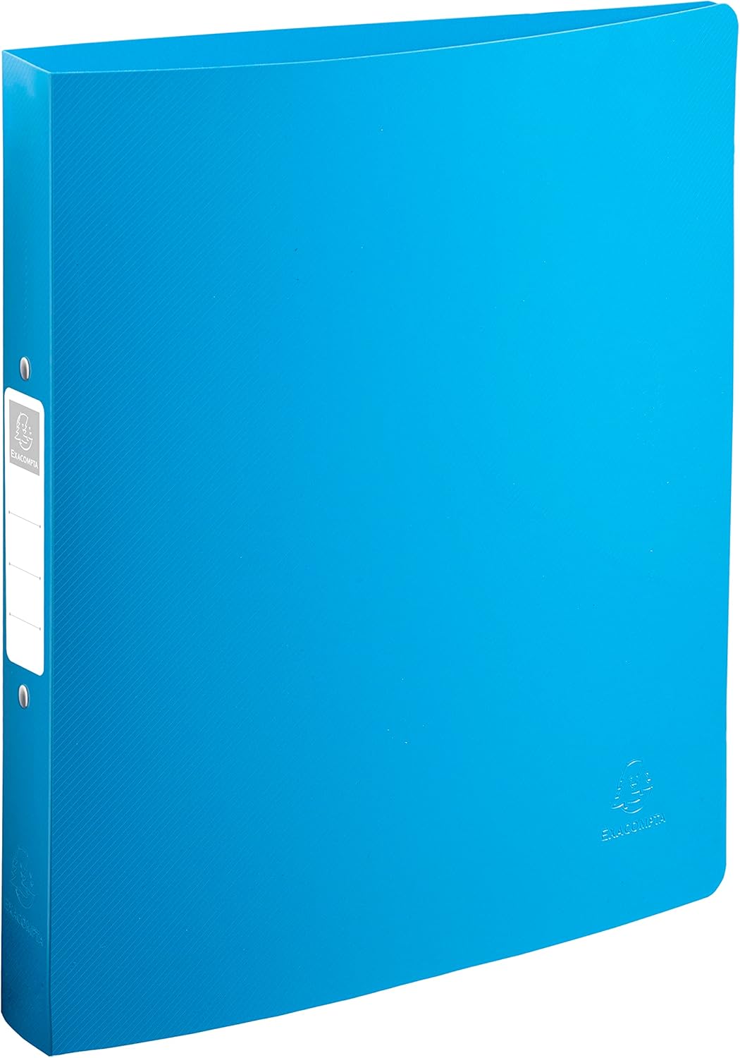 Exacompta - Ref. 54140E - Set of 4 Bee Blue semi-rigid binders - 2 round rings 30 mm diameter - 40 mm spine - external dimensions 32 x 26.8 cm - A4 maxi file format - assorted colors