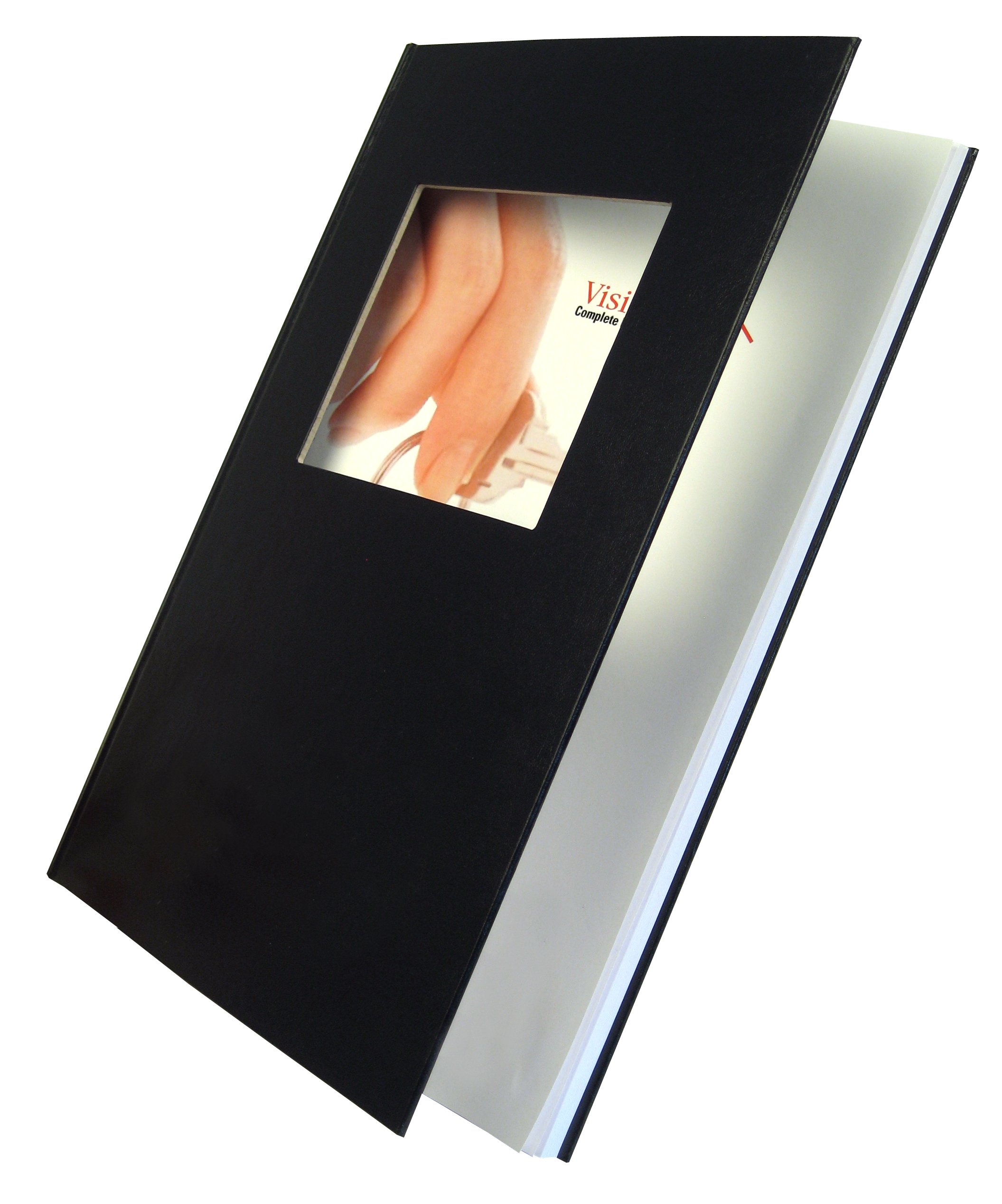 Bindomatic Ambassador Hard Thermal Covers With Window. Black 12mm Spine Width for 91-120 sheets (14 covers per box)