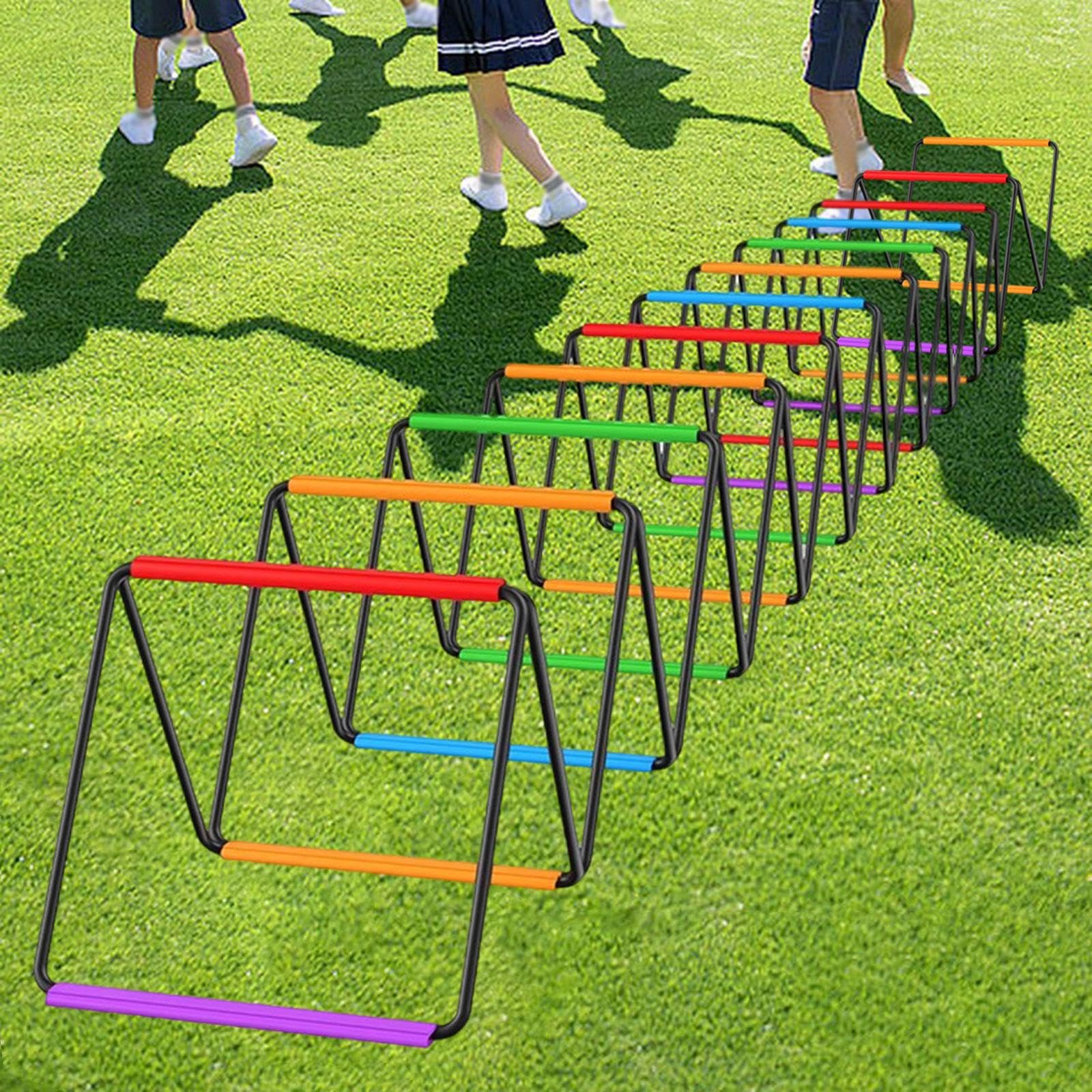 Escalera de para Entrenamiento de Velocidad con Estructura Resistente y Fácil Montaje de Alambre de Acero Trenzado Adecuada para