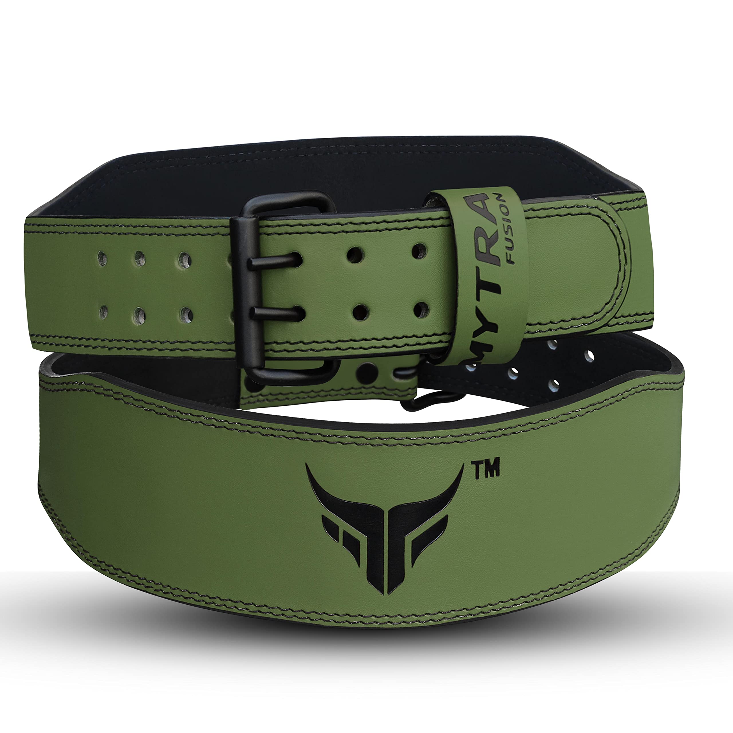 Mytra Fusion Cintura Palestra 4 Pollici Cintura Sollevamento Pesi Ideale per Allenamento, Powerlifting, Sostegno Schiena Donna Cintura Bodybuilding