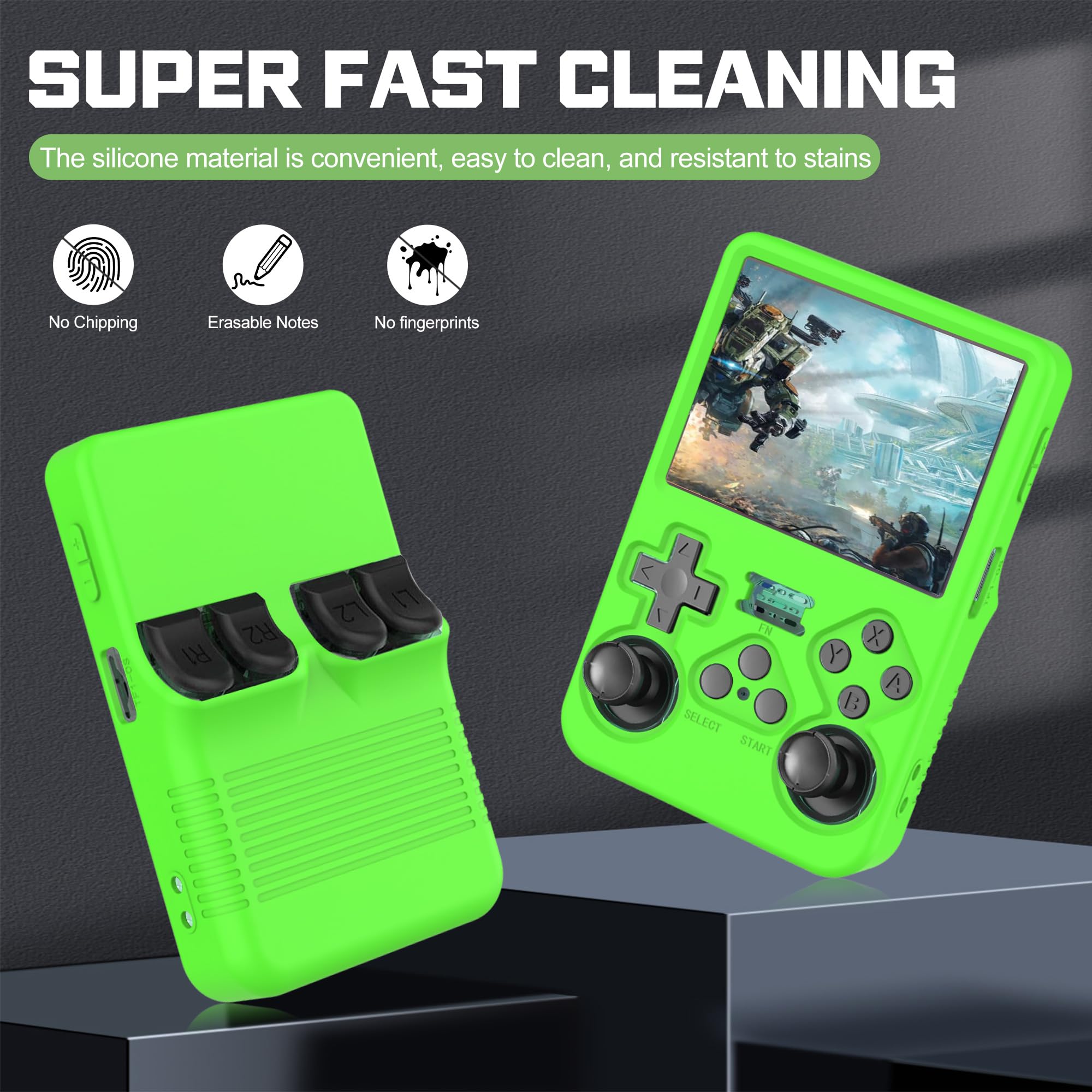 Silikon-Hülle Für R36S Handheld-Konsole – Stoßfest, Mit Umhängeband & Perfekter Passform