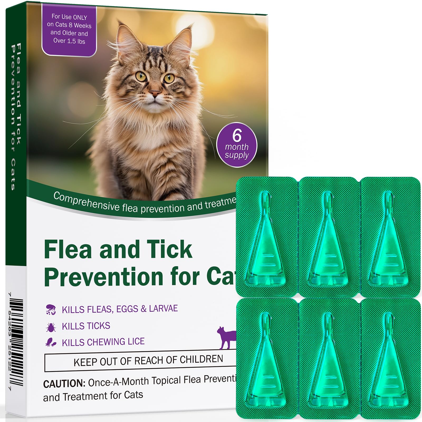 Topical Flea and Tick Prevention 8 Weeks