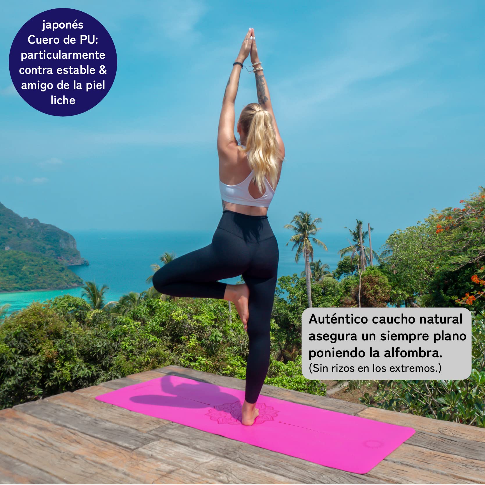 Esterilla Pilates RYTMAT Esterilla Yoga Antideslizante