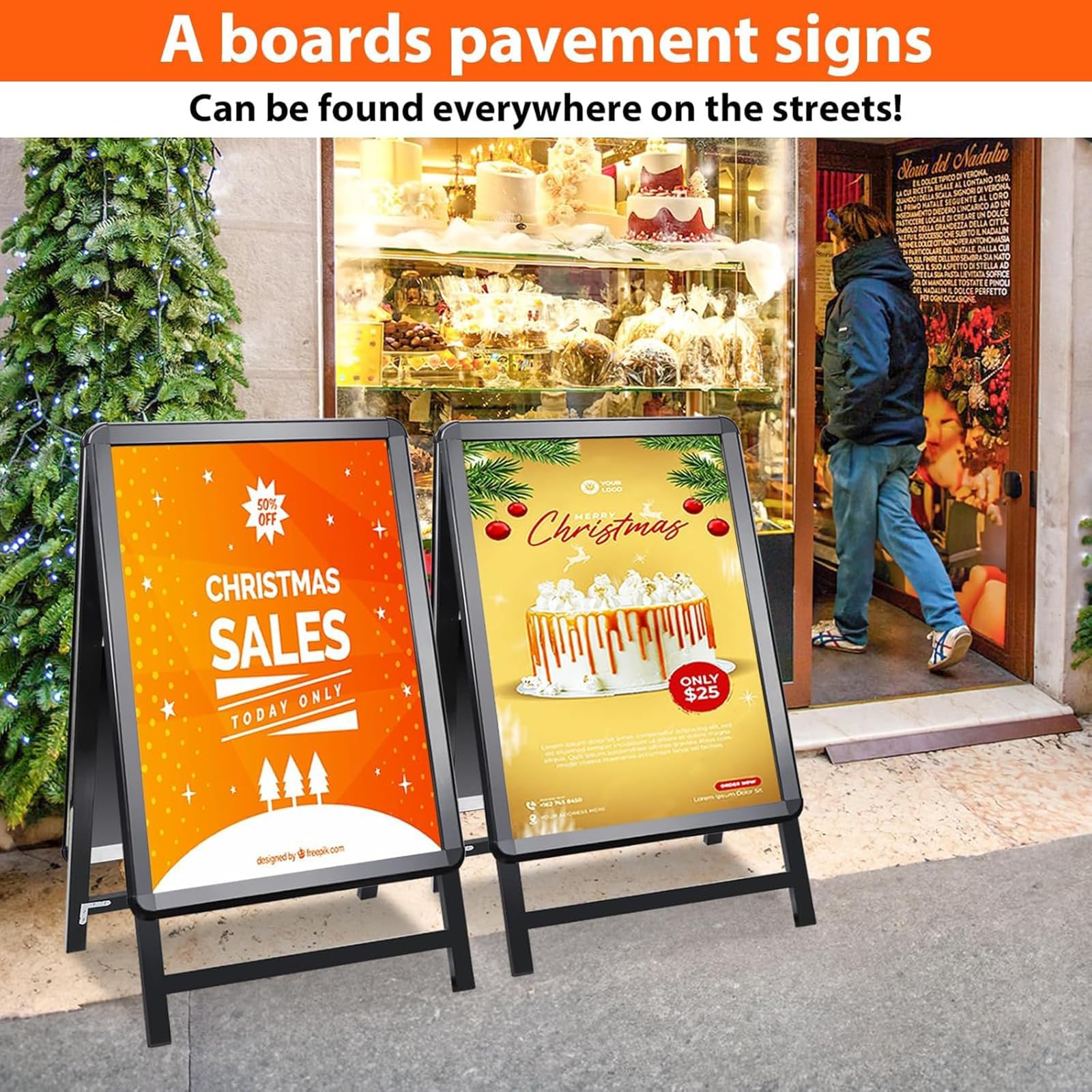 Caja De Luz LED Para Publicidad, Tablero Para Exhibición De Carteles, Placa Guía De Luz Tres En Uno, Fácil Instalación + Cambio Rápido, Para Negocios, Restaurantes,60 * 80cm