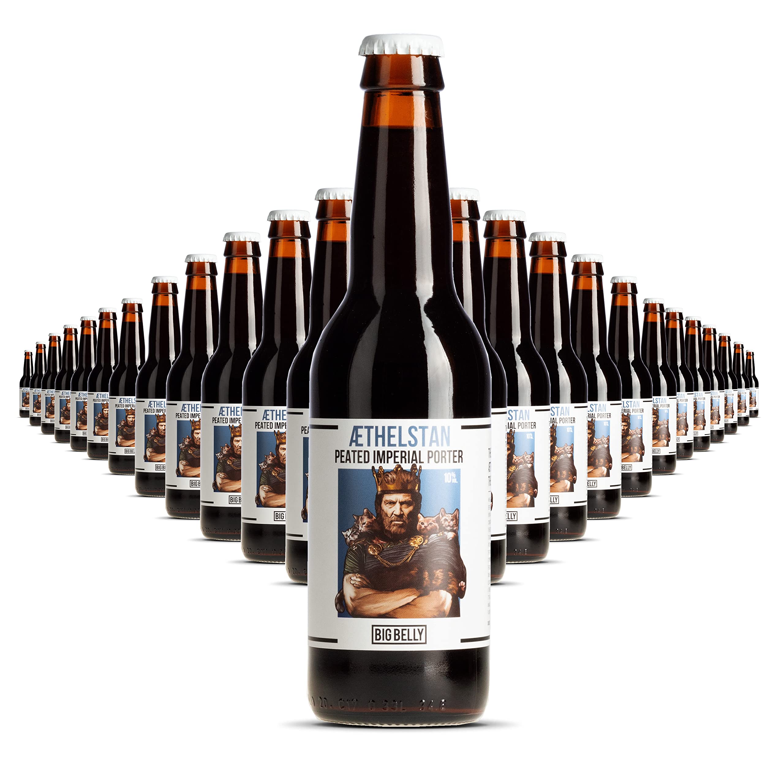 Big Belly `Aethelstan´Peated Imperial Porter 10% (24 x 0,33l) ** Sparpaket 22+2 GRATIS ** (inklusive 6,00 € Pfand)