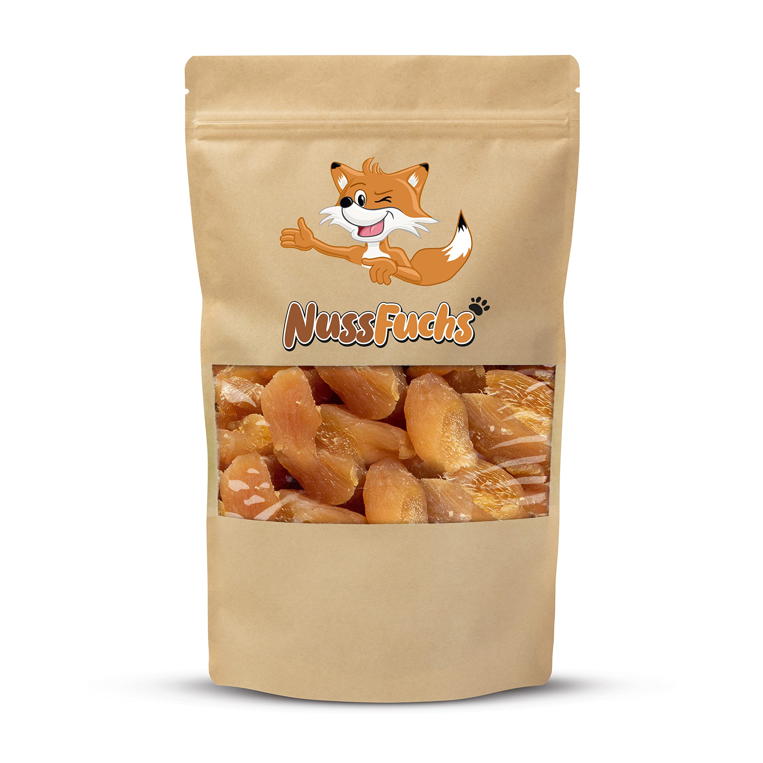 Ingwerstücke scharf 1kg - getrocknet aromatische Ingwer Stücke ohne Zucker - naturbelassen ungezuckert ungeschwefelt - 100% Ingwer Natural Ingwer Stücke gewürfelt ohne Gentechnik - (1kg)