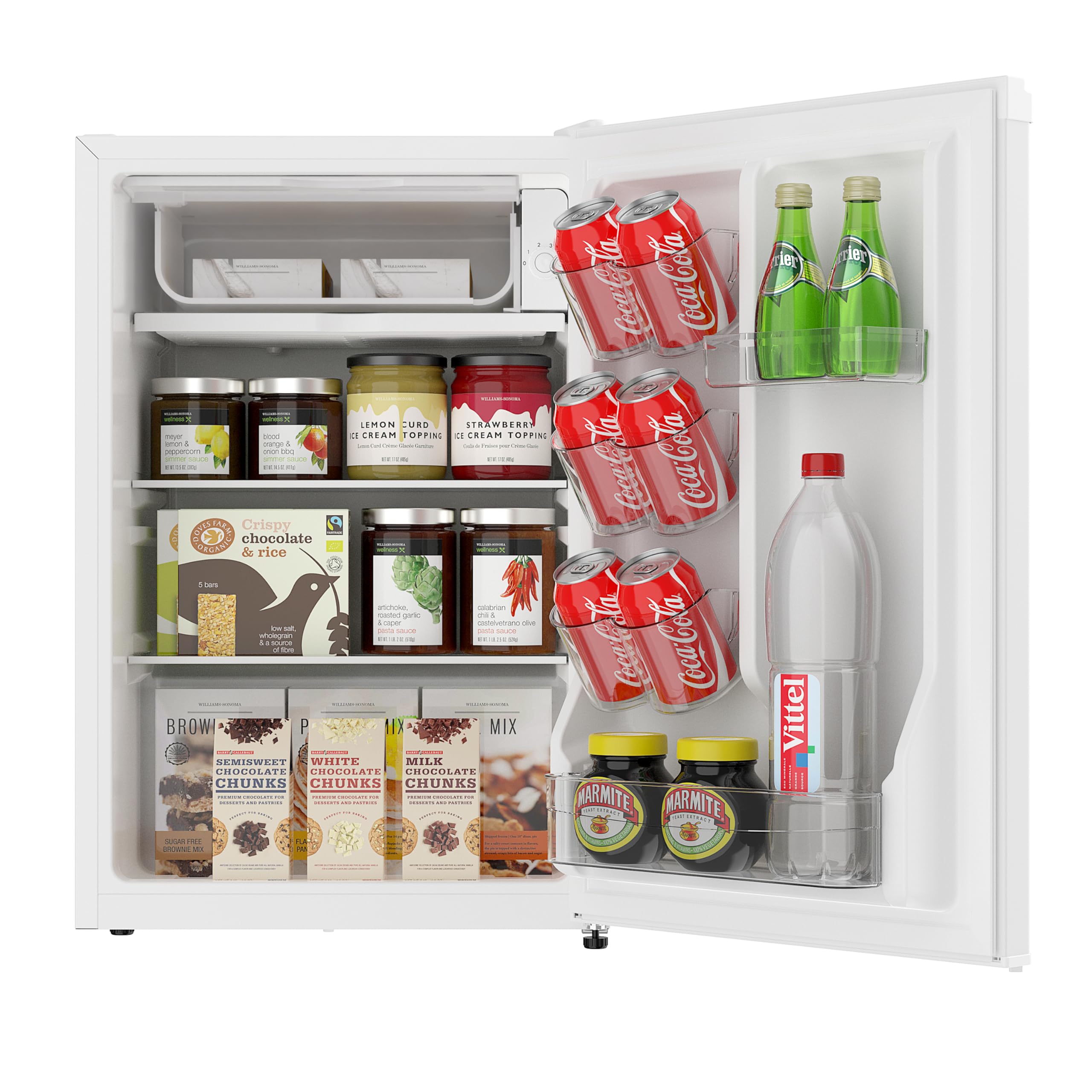 Arctic Chef Acfr283-White 2.6 Cu. Ft. Compact Refrigerator, White on Fridge.com - View 4