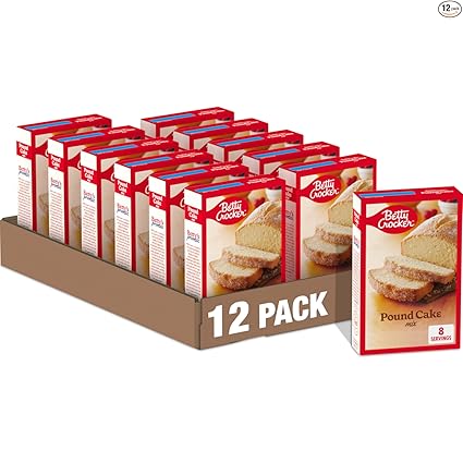12-Pack 16-Oz Betty Crocker Pound Cake Mix w/ S&S