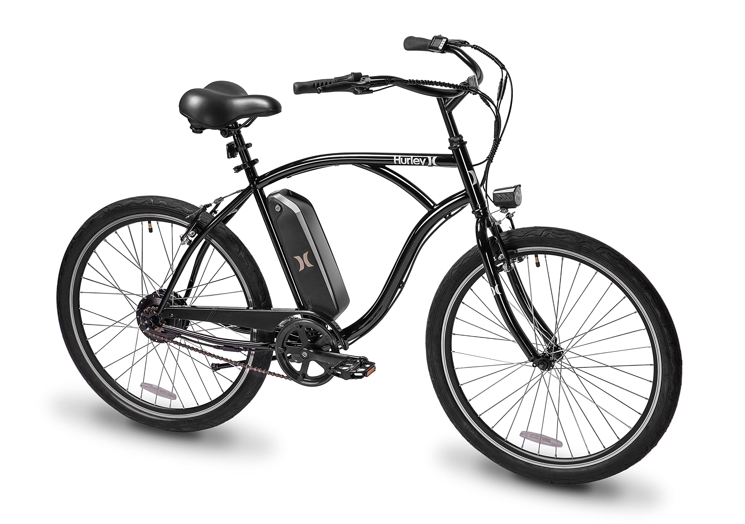 Hurley Cruiser-Bicycles Layback Electric Single Speed E-Bike