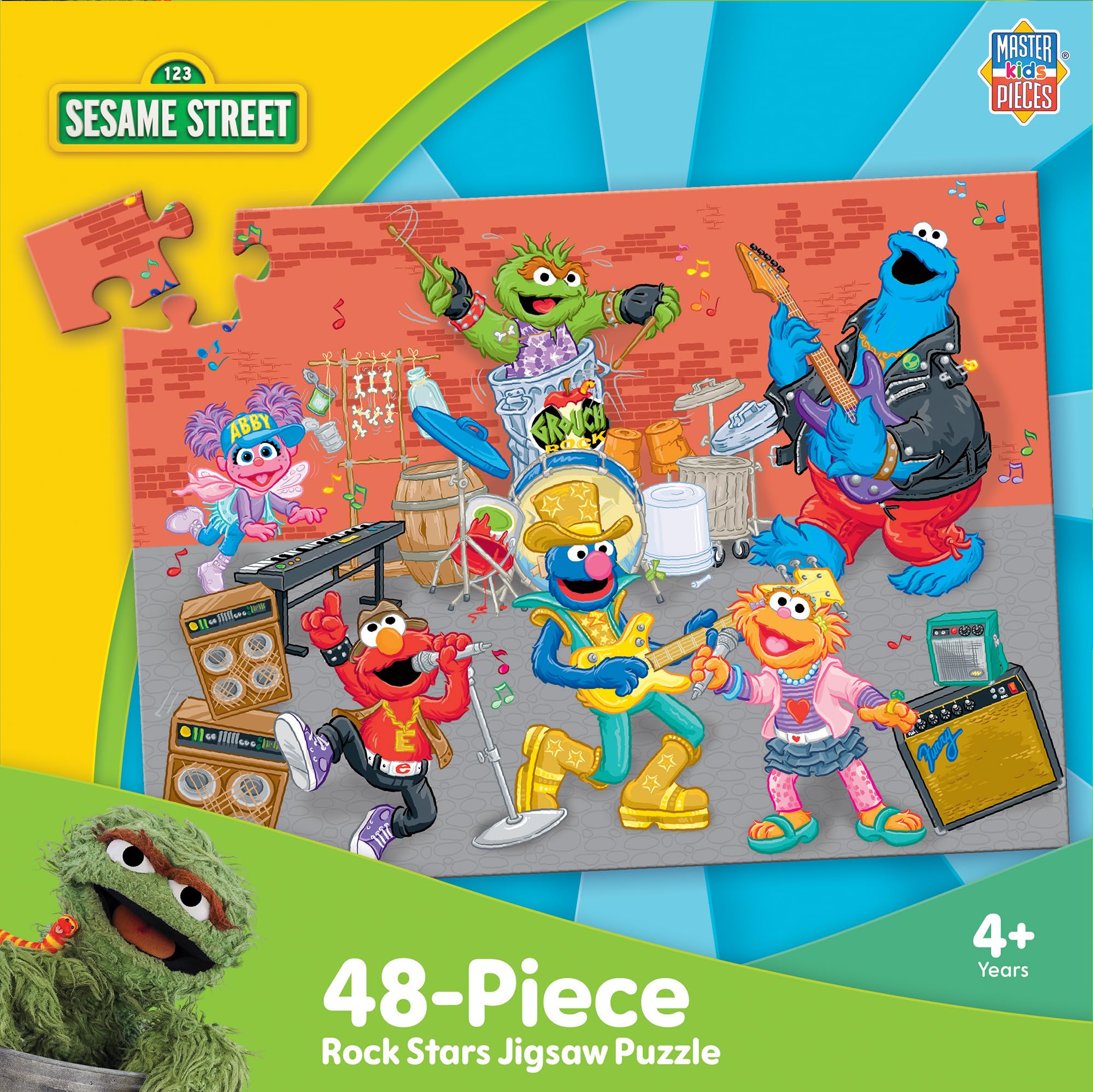 Amazon | MasterPieces セサミストリートパズル - 48ピース
