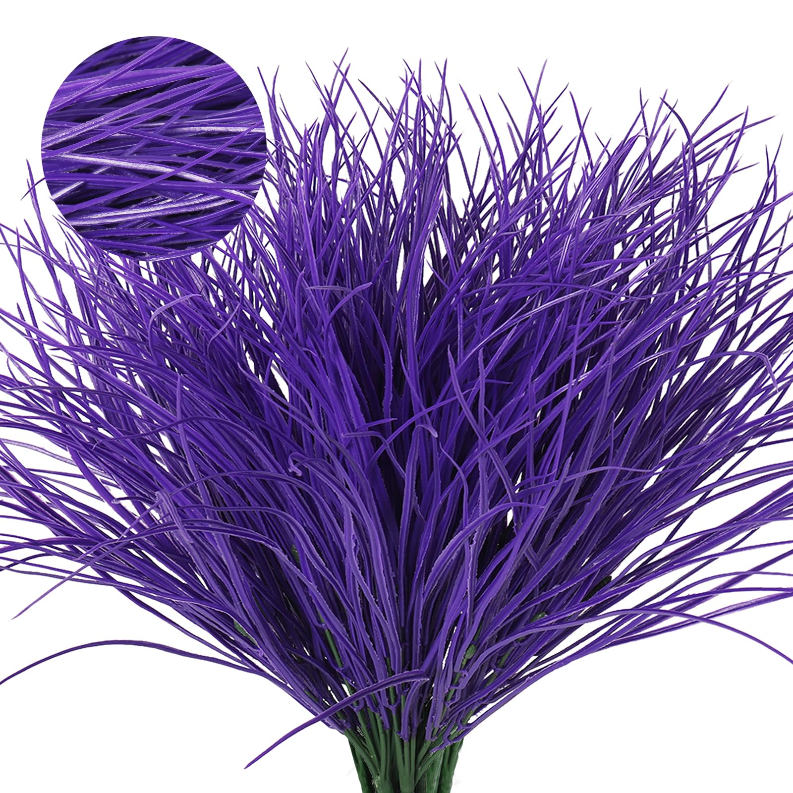 RECUTMS Artificial Purple Grass
