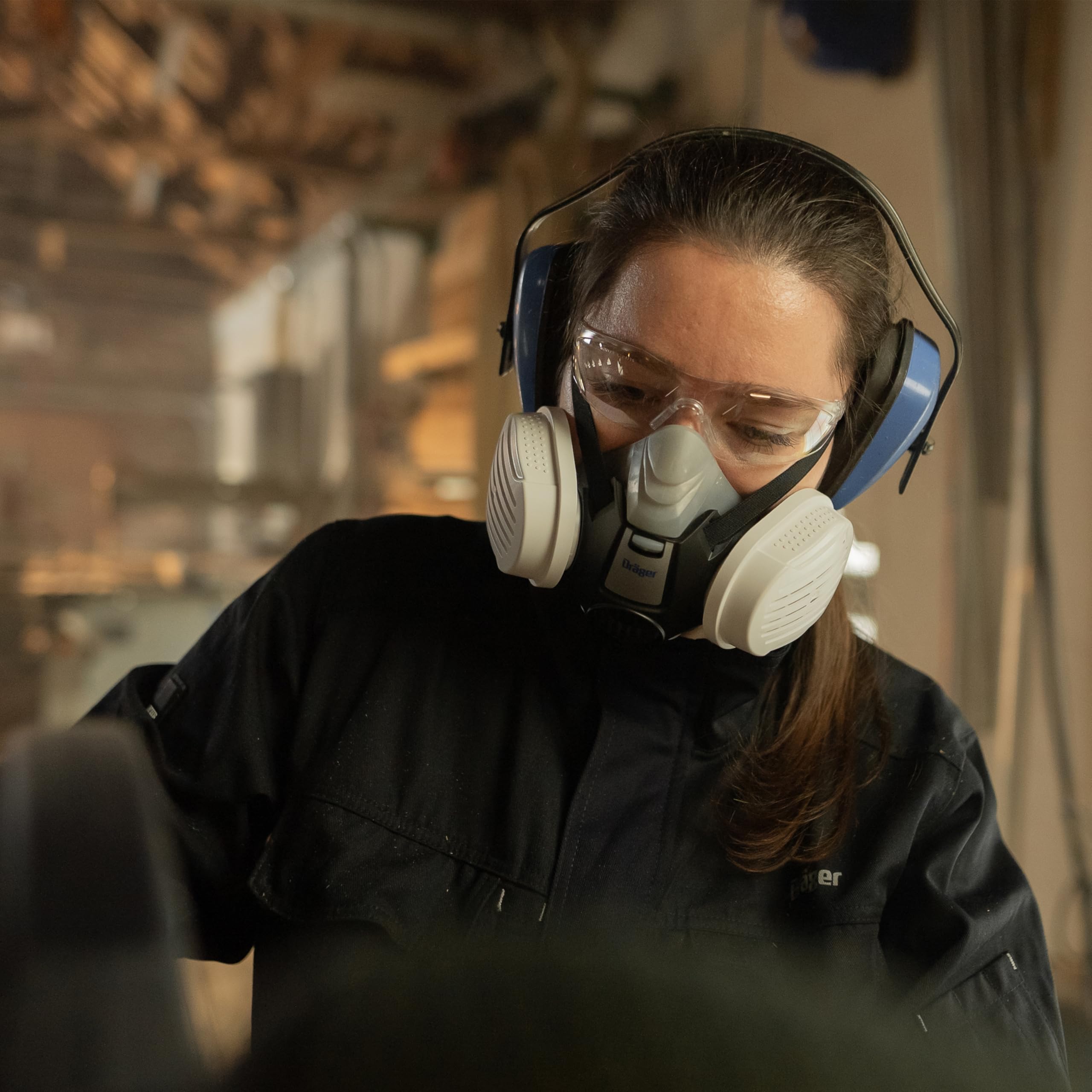 Dräger X-pect 8320 Gafas de Seguridad, Lentes antivaho de protección contra Rayos UV, Ultraligeras para Uso intensivo en Industria, Deporte, Laboratorio