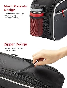 KEMIMOTO Motorcycle Saddlebags Bag Expandable 24-30L (15L*2